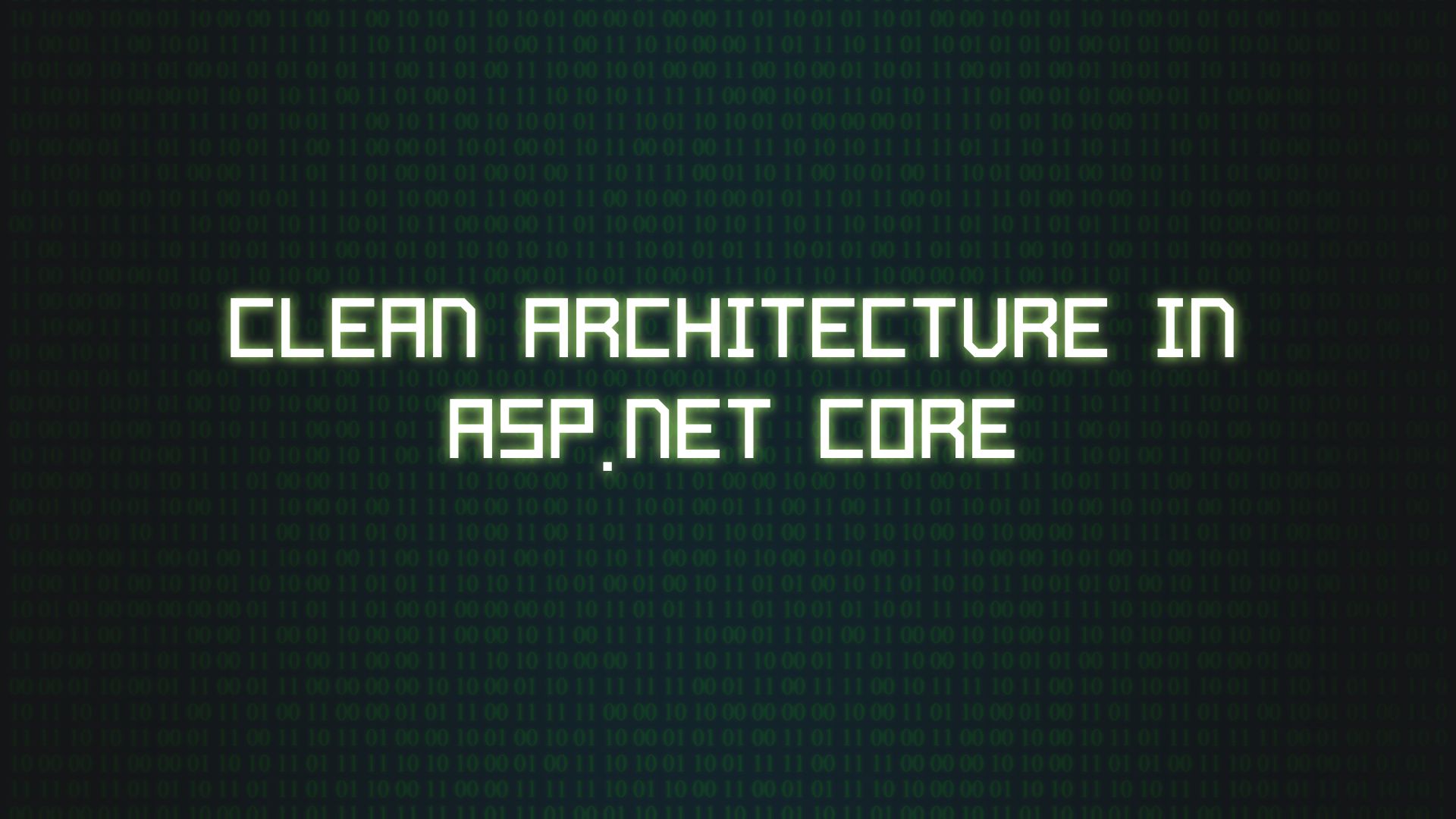 Clean Architecture in ASP.NET Core