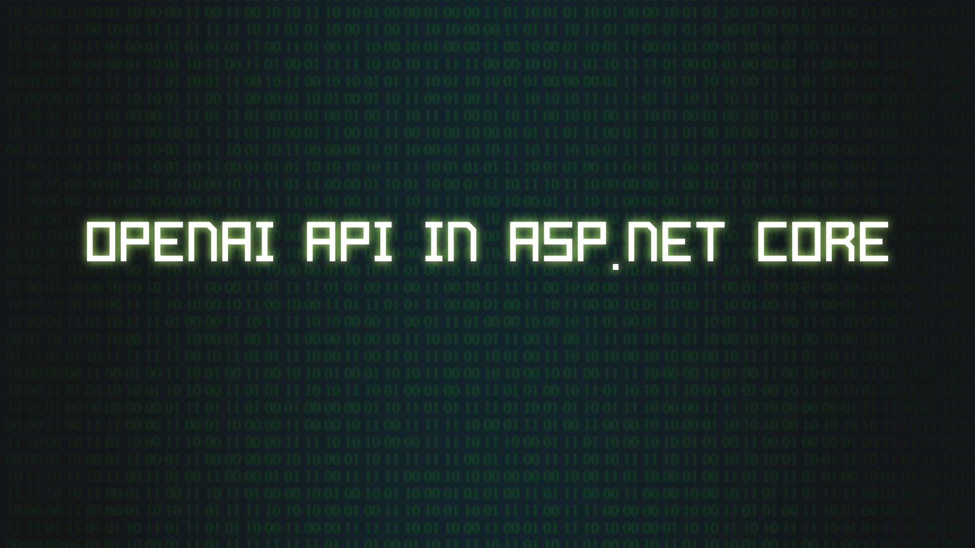 OpenAI API in ASP.NET Core